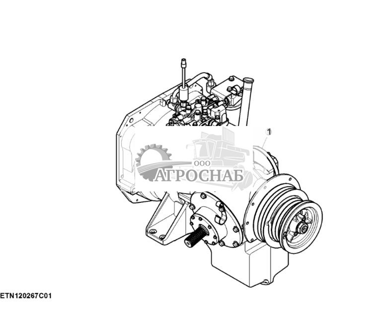 Картер коробки передач двигателя, Tier 2 и Final Tier 4 - ST824153 51.jpg